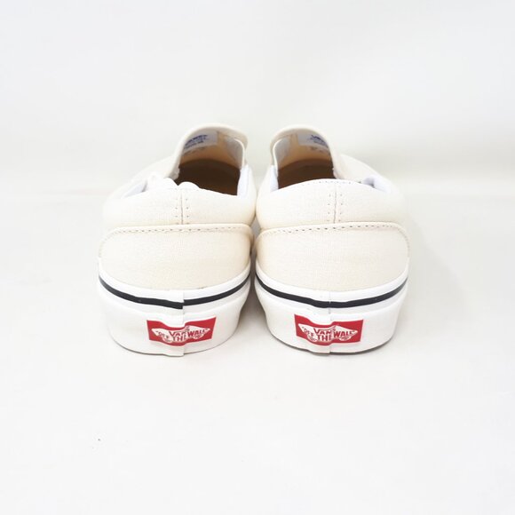 Vans Classic Slip On 98 DX OG All White Skate Shoe Sneaker Mens 6 / Womens 7.5 - Picture 6 of 12
